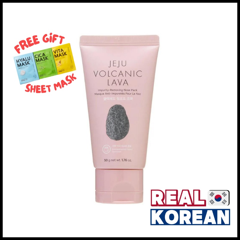 The Face Shop Jeju Volcanic Lava Peel Off Clay Nose Mask 50g