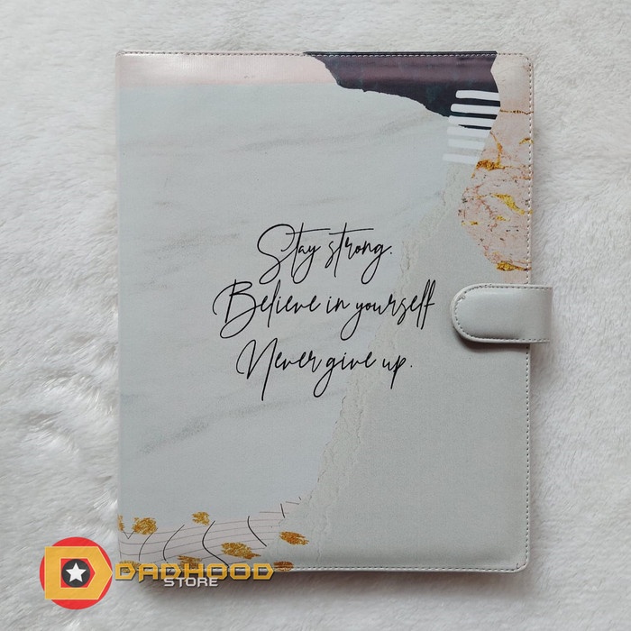 

BINDER PRINTING MOTIP NEVER GIVE UP A5/RING 20, B5/RING 26