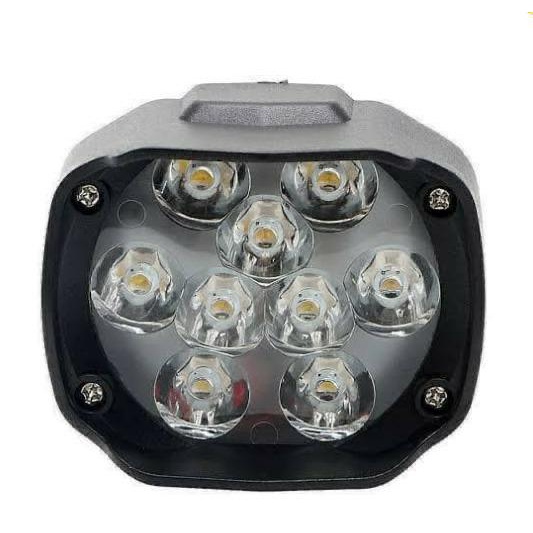 lampu tembak bulat 9 titik led cree motor mobil universal import honda yamaha suzuki kawasaki vario mio beat scoopy supra ninja satria fu vixion pcx aerox adv fino m3 genio scoopy spacy dll