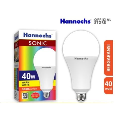 Hannochs Sonic Lampu LED Bulb 40 Watt CDL SNI Garansi Resmi 1 Tahun Original