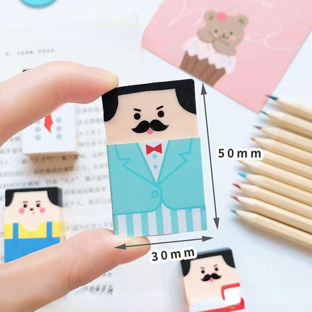 Mxbeauty Kebotakan Orang Tua Penghapus Kreatif Kartun Siswa Tanpa Jejak Alat Tulis Sekolah Kantor Perlengkapan Koreksi Penghapus Pensil