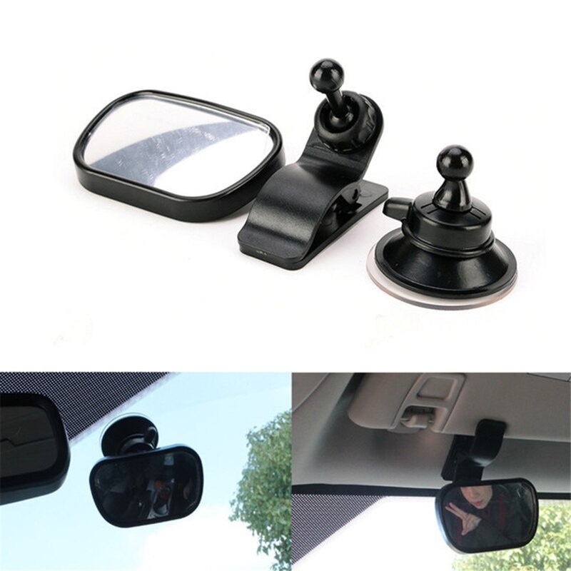 Kaca Spion Bayi Rear View Mirror 2in1 untuk mengawasi balita di mobil