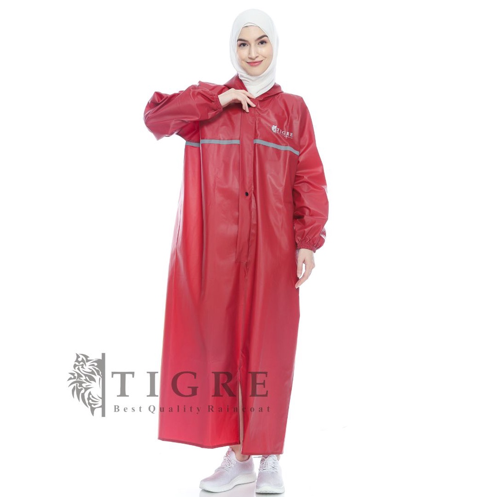 Jas Hujan Hijab / Jas Hujan Gamis Syari ORIGINAL TIGRE