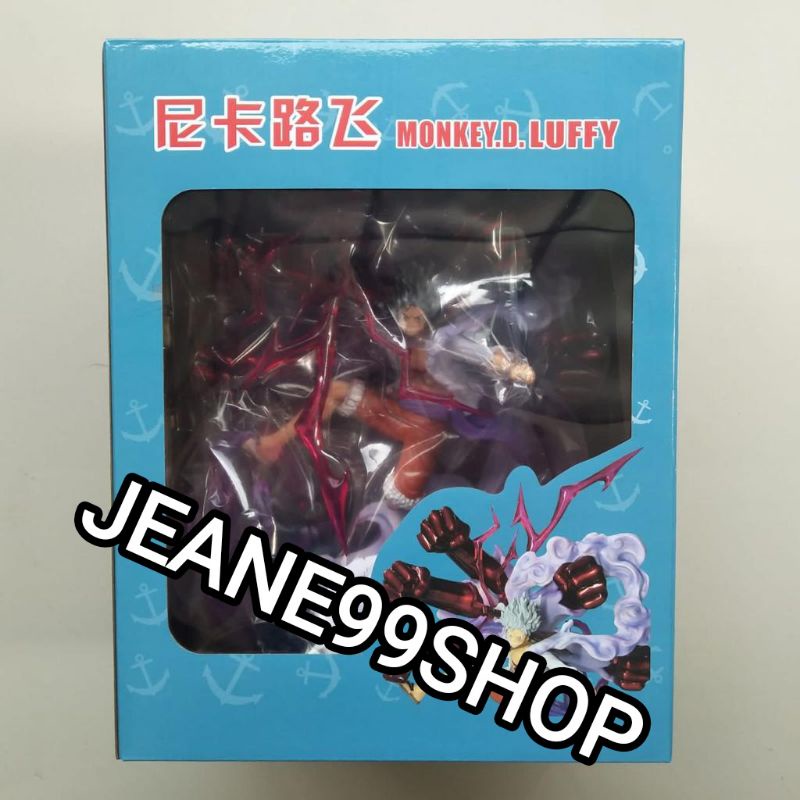 one piece monkey D luffy gear 5 nika sun god devil fruit awakening pvc statue new misb