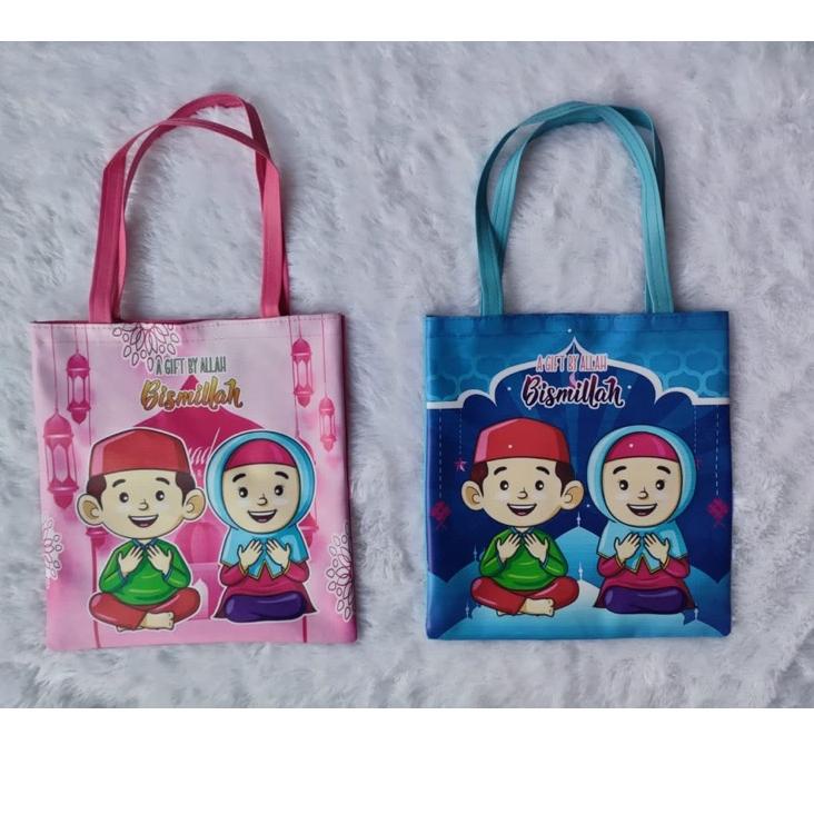 ヂ Tas Selempang BTS21 Tas Tenteng mengaji Tas Ngaji anak か