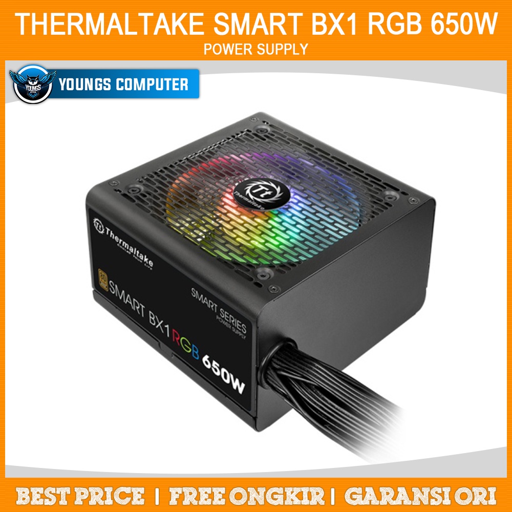 PSU Thermaltake Smart BX1 RGB 650W 80+ Bronze Power Supply 650 Watt