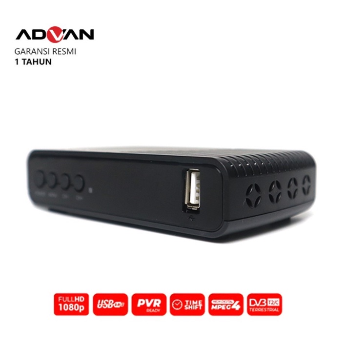 Set Top Box Advan Digibox Receiver Tv Digital STB Full HD SNI Original