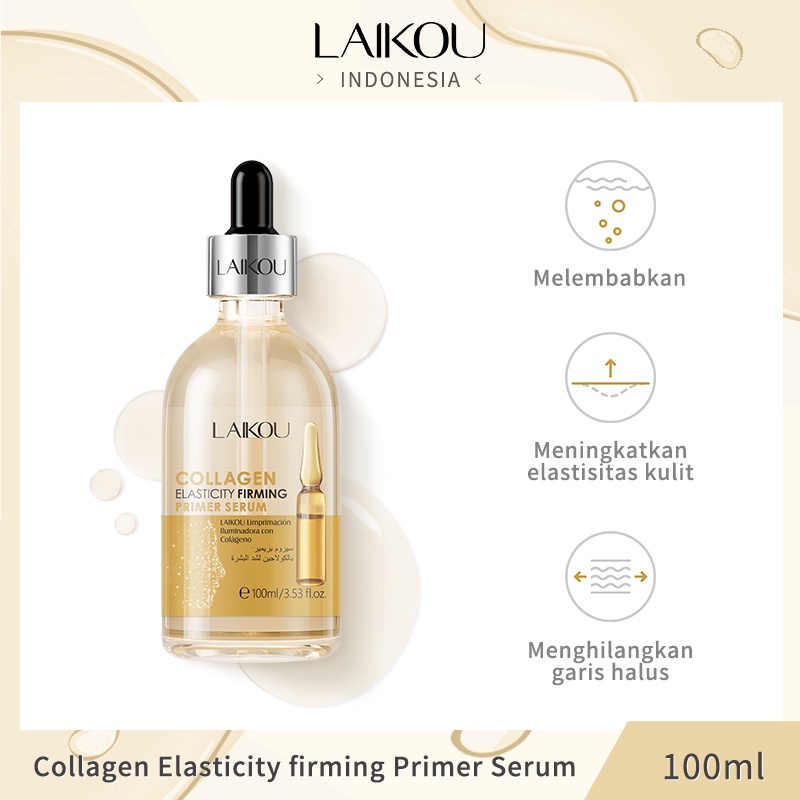 LAIKOU Collagen Firming Primer Serum Makeup Base Essence 100ml