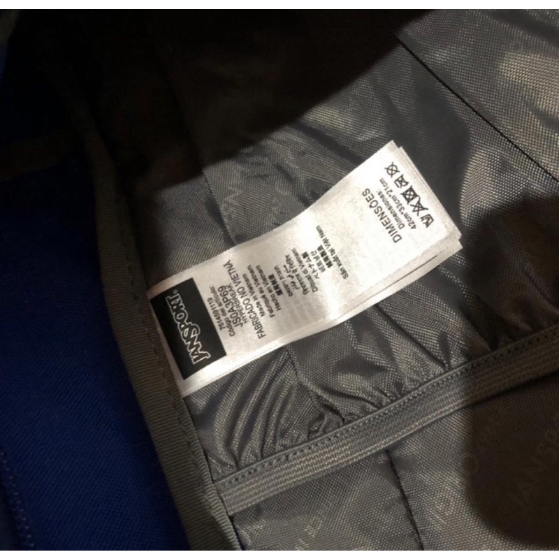 Tas / Ransel Jansport Hyperbreak Backpack -  Border Blue Coated Original