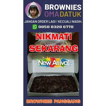 

BROWNIES PANGGANG OMA DATUK