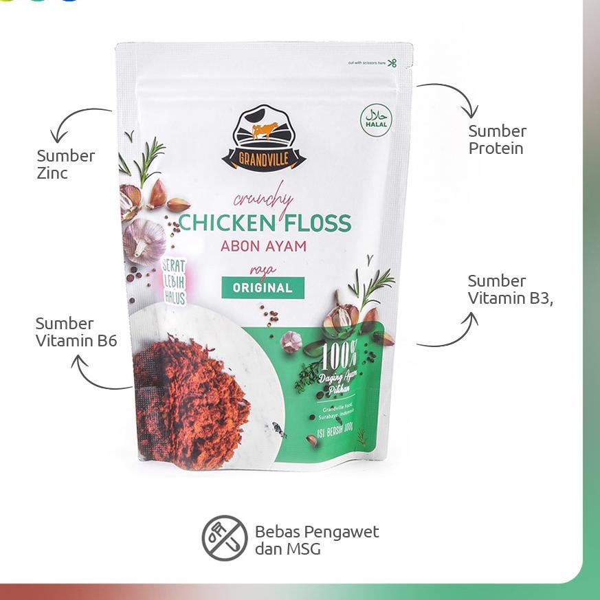 

8.8 Promo >> Grandville - Abon Ayam Original 100 g