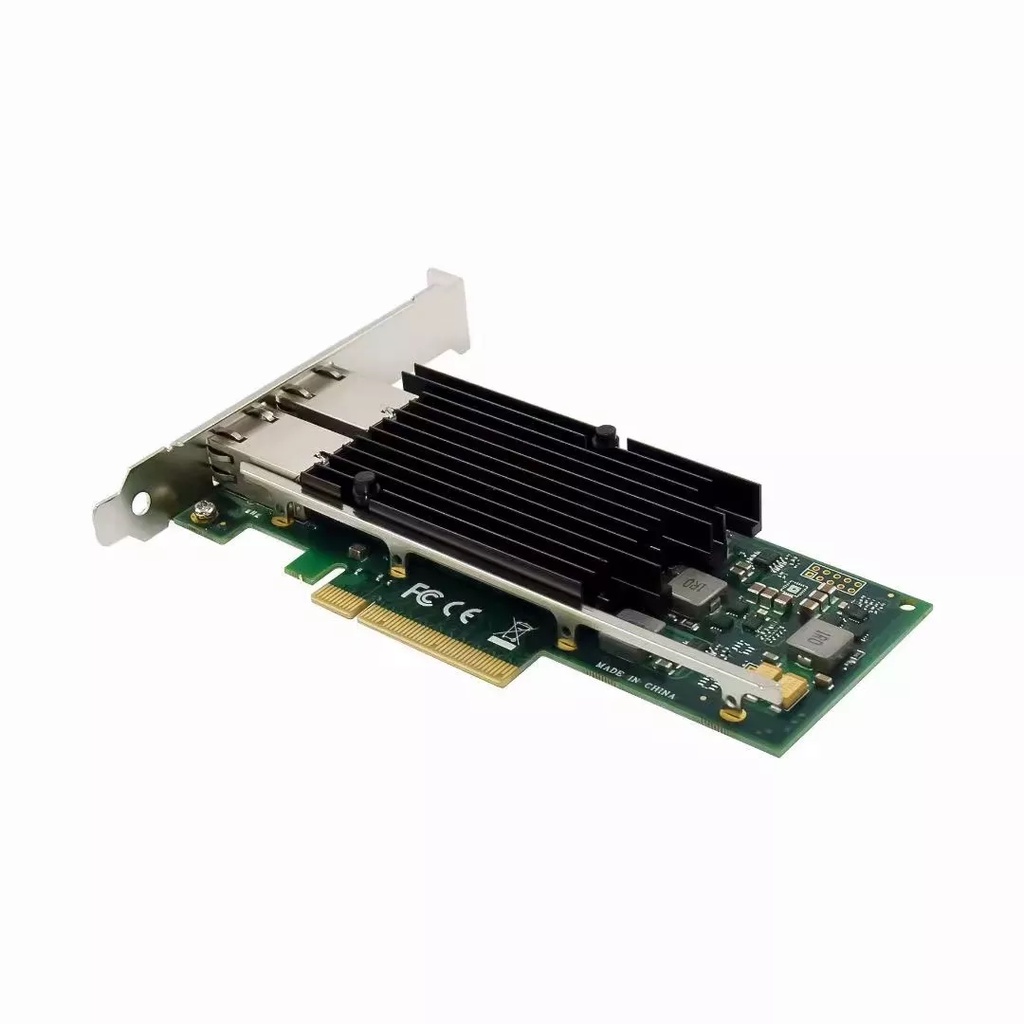 Pcie Lan Card Intel X540-T2 Dual Port 10GBps x8 Network Adapter Card