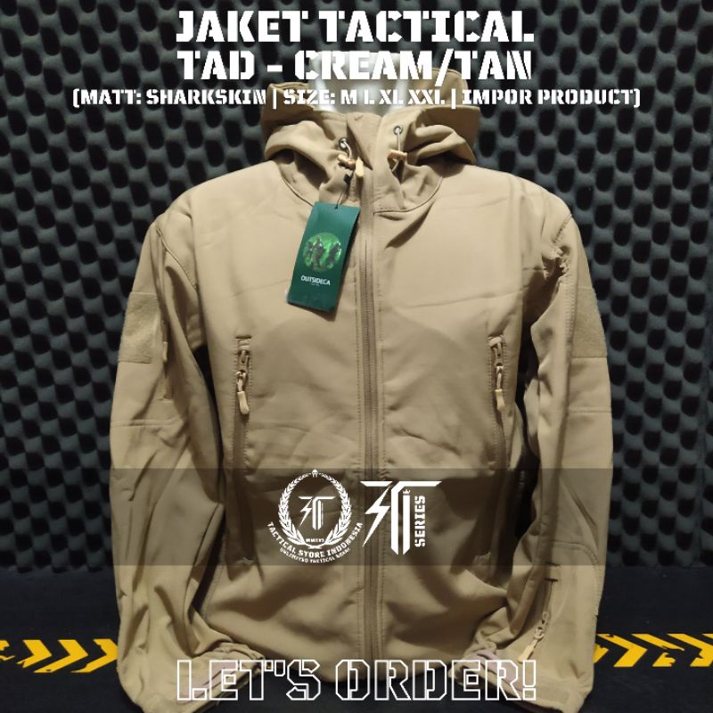 JACKET TAD TACTICAL IMPOR - CREAM / TAN / GURUN