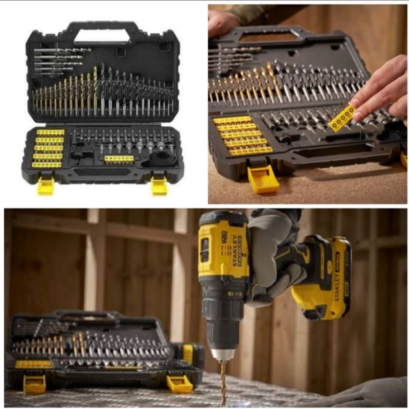 Mata Bor set - Mata Obeng Set Stanley STA88548-XJ 100pc Stanley