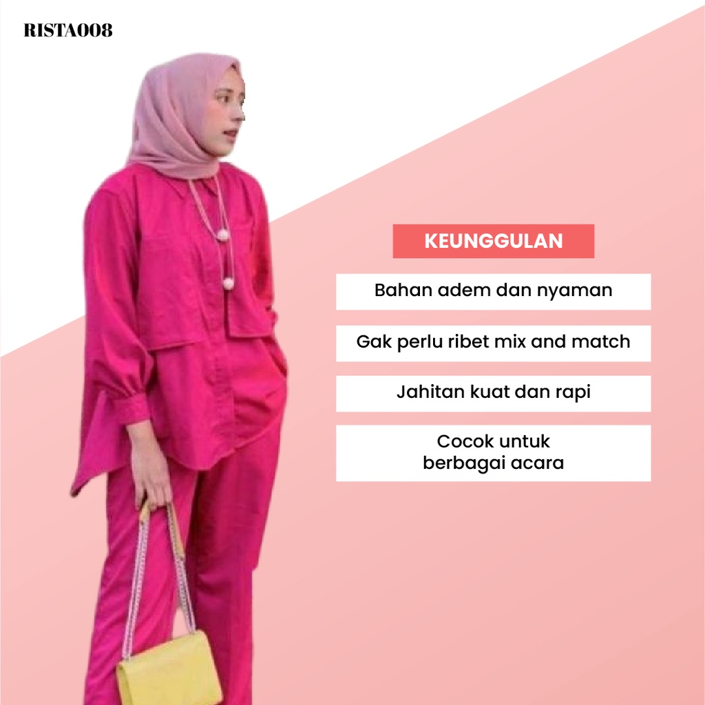 Savila Set Setelan Atasan Bawahan Baju Muslim Wanita Kekinian Busui Freindly Bahan Linen Premium Terlaris