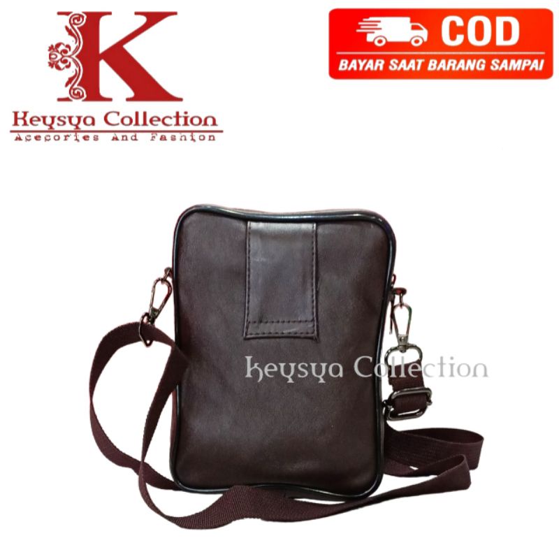 tas selempang pria kulit asli tas selempang pria anti air