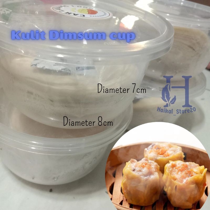 

Kulit Dimsum Cup isi 50 pcs 7, 8, 9,10 cm Tanpa pengawet Halal