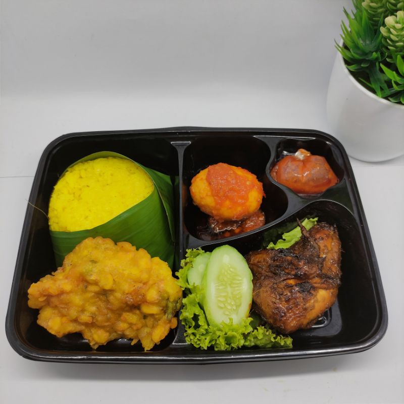 

Paket Bento Nasi kuning komplit