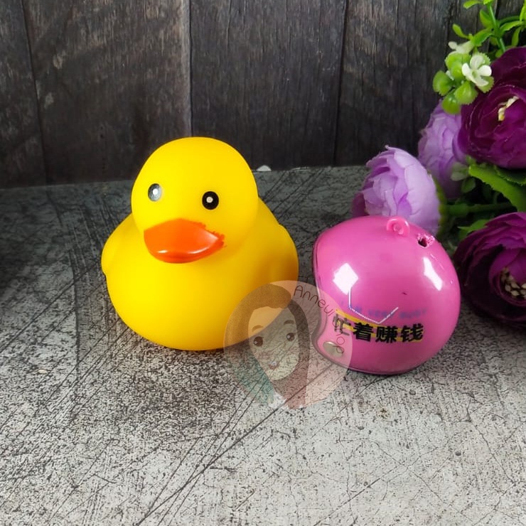 Dekorasi Mainan Bebek Helm Aksesoris Sepeda Stroller Bayi Mobil Sepeda Motor Lucu Helmet Duck For Bicycle Car Dekoratif