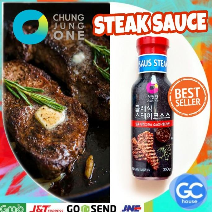 

[ Saus STEAK ] Chung Jung One Classic STEAK SAUCE Saus & Dressing 250g gchou53 Kualitas Baik