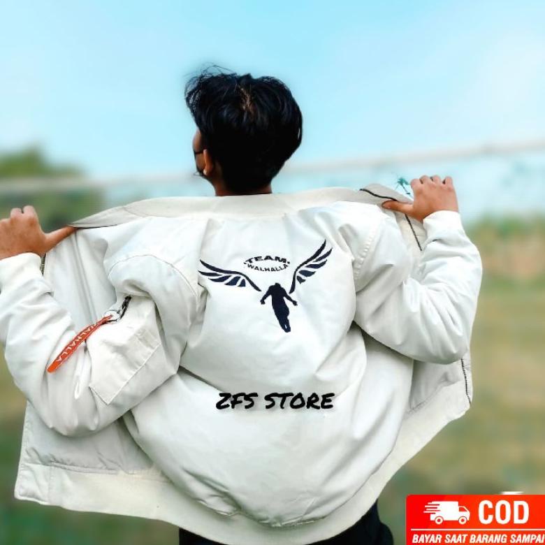 VALHALLA BOMBER JACKET JAKET BOMBER VALHALA (KODE 7131)