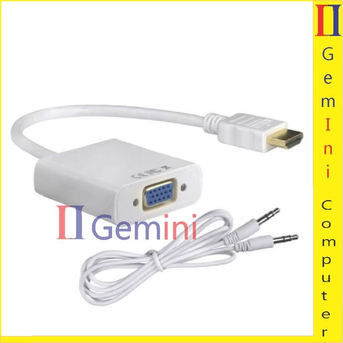Converter HDMI to VGA + Audio Out/ HDMI To Vga/ HDMI To Vga + audio