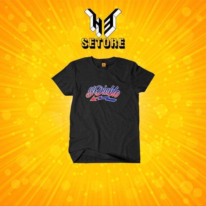 Kaos Baju Motogp FABIO QUARTARARO EL DIABLO V2 Kaos Otomotif - H3 - Hitam, S