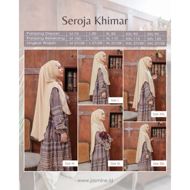 SEROJA KHIMAR BY JASMINE/SEROJA KHIMAR JASMINE/KHIMAR SEROJA BY JASMINE/SEROJA FAMILY BY JASMINE