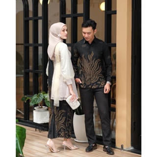 Image of thu nhỏ Batik Couple Kebaya Modern Kebaya Tunangan Lamaran Baju Wisuda Batik Brukat Terbaru 2023 #2