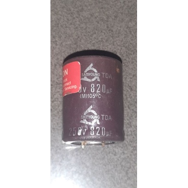 elko 820uf/200v/250v