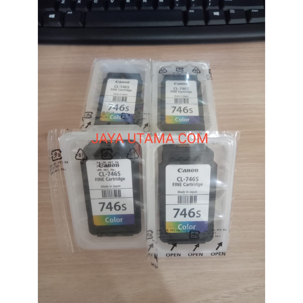 Tinta Canon Cartridge PG 745s Black / CL 746s Color Tinta Small Original / PG 47 / CL 57 Original Resmi