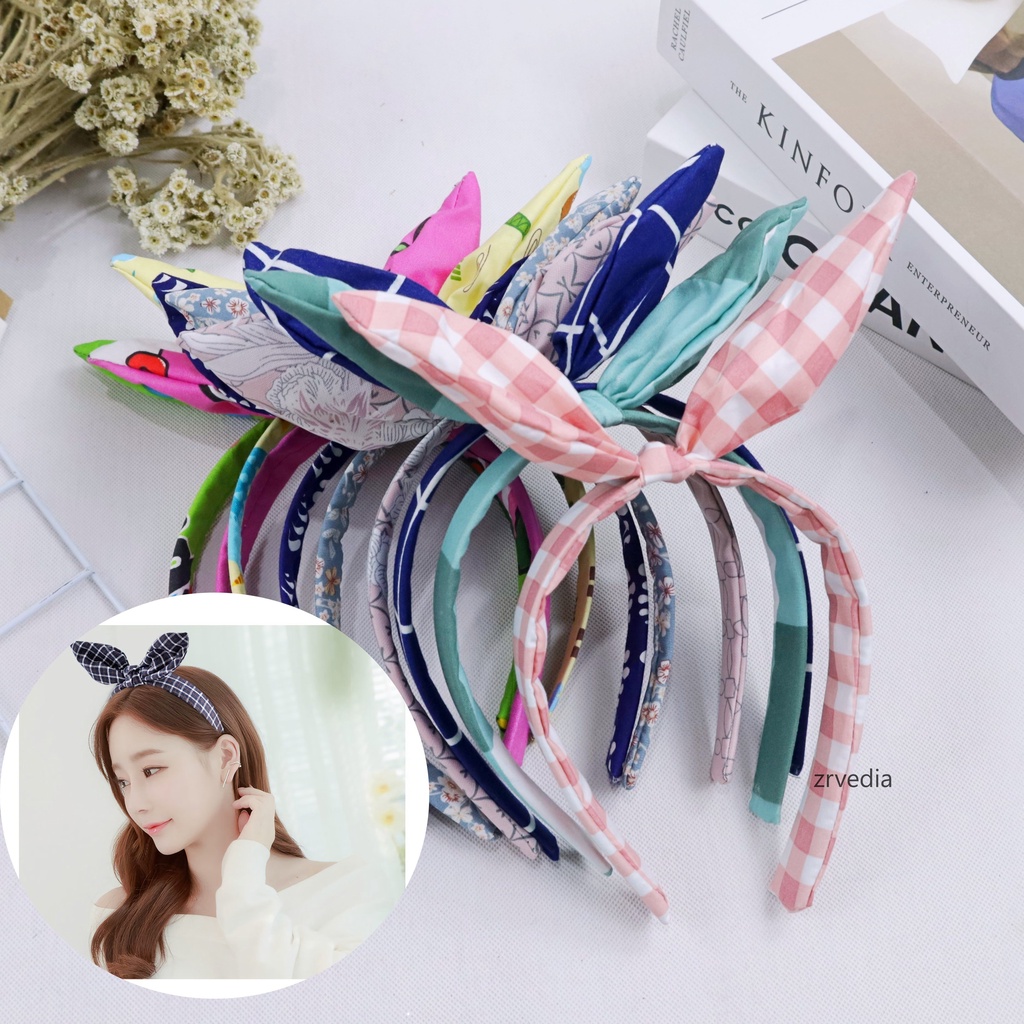 Bando Conny - Pita Rambut Lucu Wanita Aksesoris Murah / Bandana Anak Perempuan Korea Style Kiosbalitaaprillia