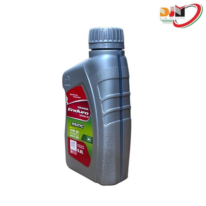 Oil Enduro Matik Pertamina 10W-30 Api Service SL JASO MB 0,8L