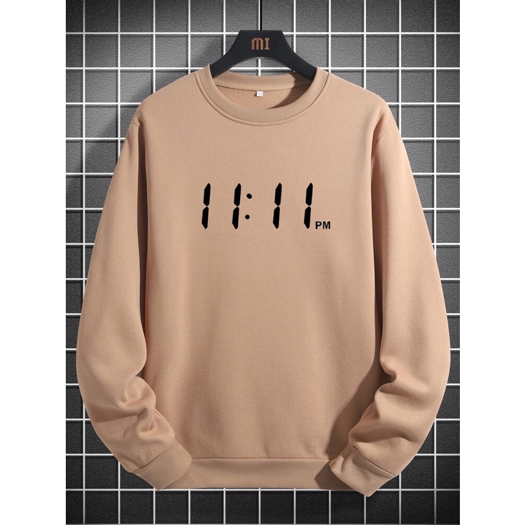 11:11 PM Sweatshirt Basic II Sweater Crewneck Print DTF II Sz M - XL Anak &amp; Dewasa ( Pria &amp; Wanita )