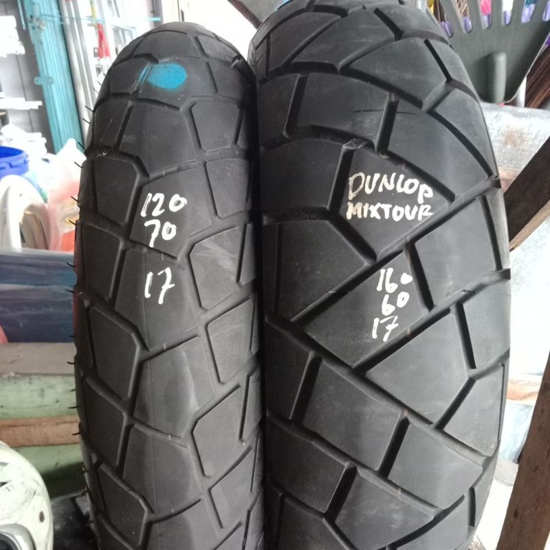 DUNLOP TRAILMAX MIXTOUR BRIDGESTONE 120 70 17 160 60 17 not dual purpose