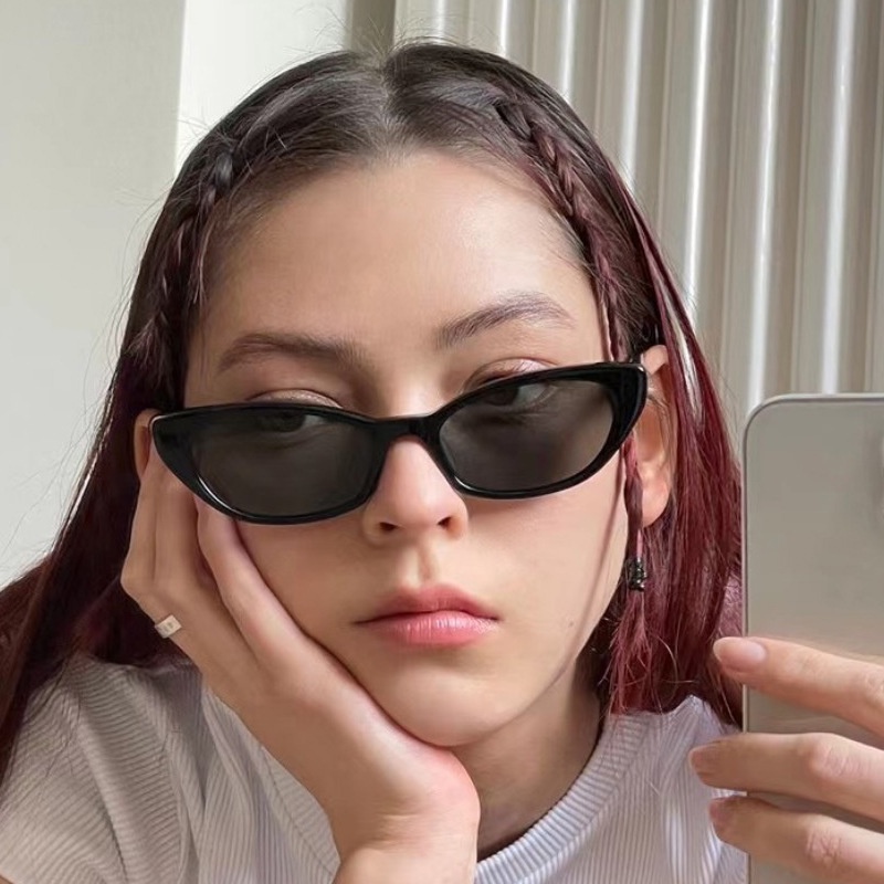 Aesthetic Shades Sunglasses UV400 Untuk Wanita/Pria Eyeglasses Colour