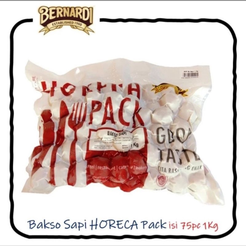 Bakso Sapi Bernardi Horeca Pack 1Kg