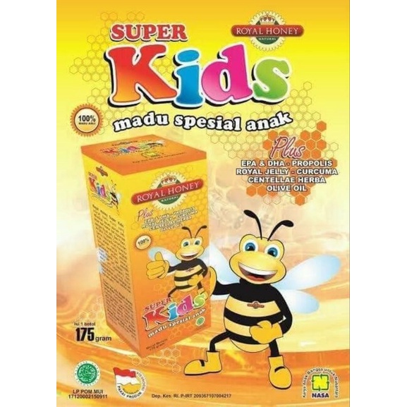 

Madu kids Nasa anak Royal Honey envella Penambah Nafsu Makan