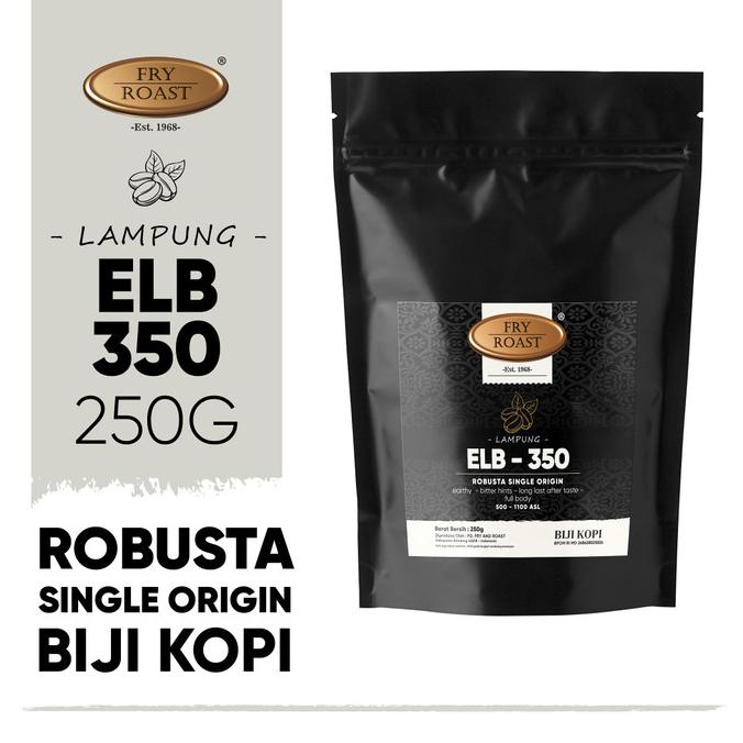 

[BISA COD] KOPI ROBUSTA LAMPUNG ELB 350 (BIJI/BUBUK) 250 GRAM