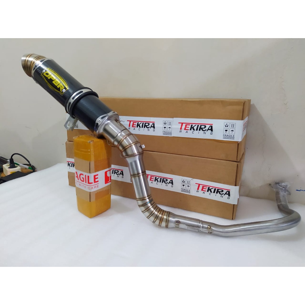 Knalpot Kobra Racing Leher OPBR Carbon Mio Cw Soul Sporty M3 J Gt Z Xeon Spacy Beat Street Pop Esp X