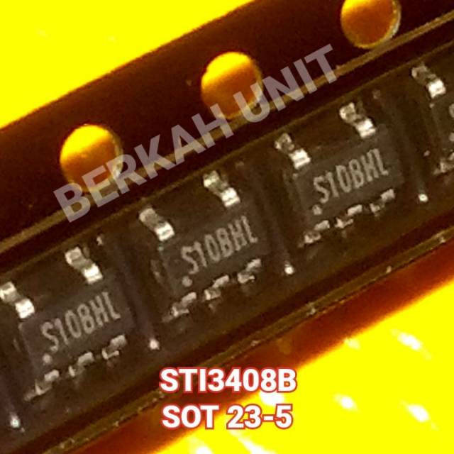 100pcs/lot STI3408B SOT23-5 STI3408 1.5MHz 1.2A 2.5V~6V Step-down IC