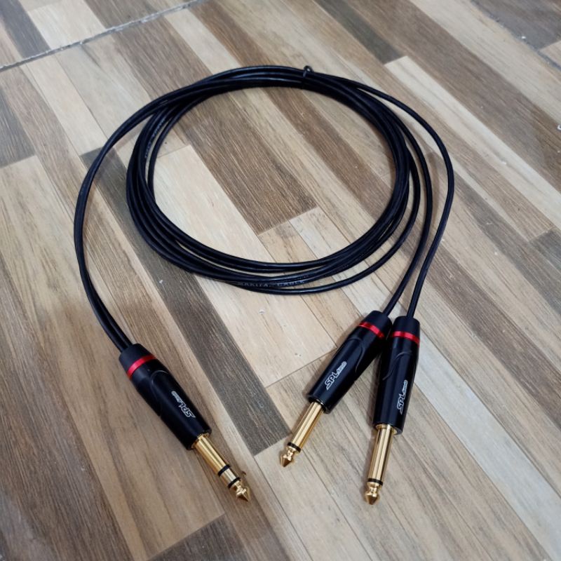 Jual Kabel Jack Stereo To 2 Jack Mono 3m SPL ORIGINAL Kabel Jack