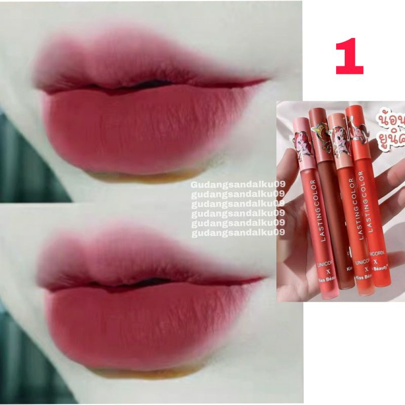 LIPSTIK WATERPROOF - LIPGLOS - LIPSTIK TAHAN LAMA DAN RINGAN - LML 1044-Pony 01
