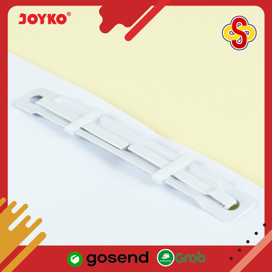 Paper Fastener / Acco / Pengikat Kertas Joyko PF-50W Isi 50 pcs - Putih