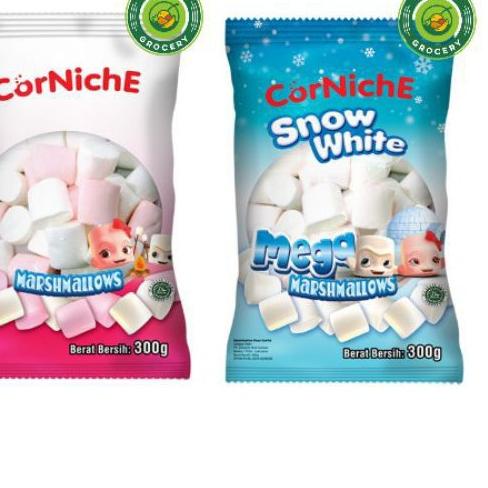 

SALE✅CORNICHE Marshmallow Mega 300 gr / Pink White / Snow White / Marshmallows / Marshmellow / Marshmellow / PERMEN HALAL / MURAH|KD5