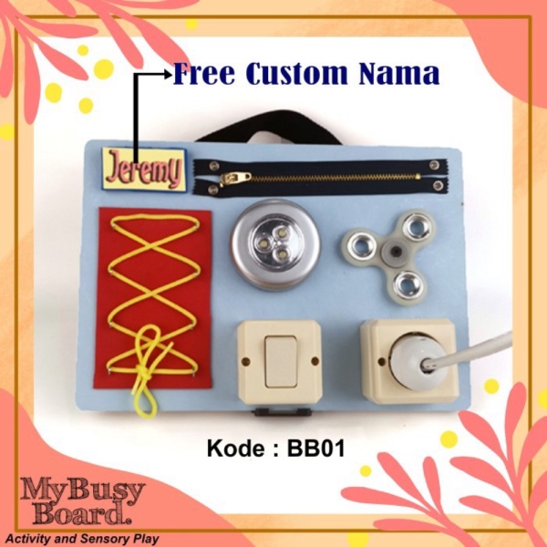 

Kode Jual BB01 Anak Edukasi 1 Balita Bayi Limited Board Montessori - Papan Busy Mainan