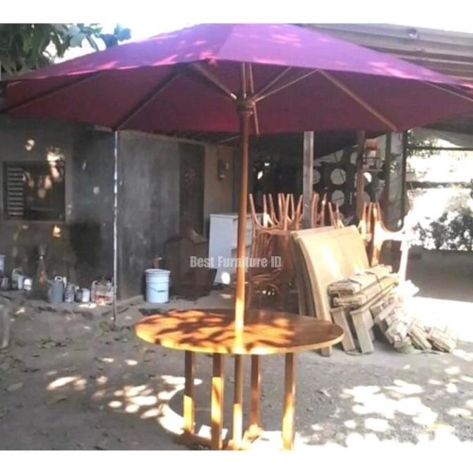 Meja Payung Taman Outdoor