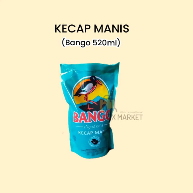 

KECAP BANGO 520ml kecap manis