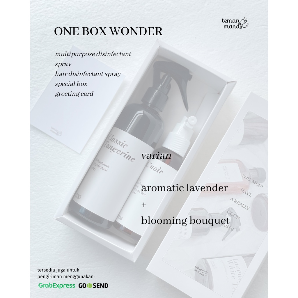 ONE BOX WONDER GIFT SET | HADIAH SABUN MANDI BUSA SCRUB DISINFEKTAN