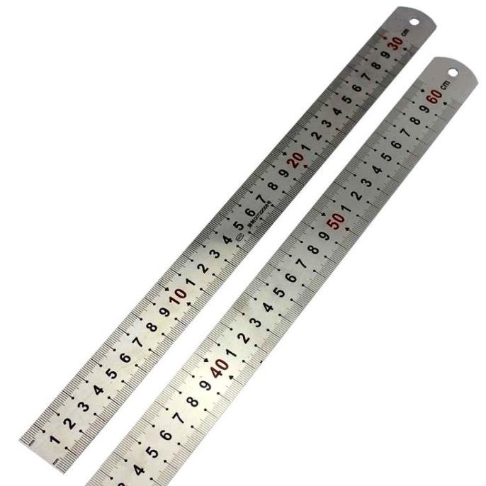 

Penggaris stainless steel 150 cm / Stainless steel ruler 1.5 meter